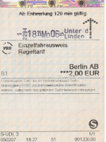Biglietto metro Berlino