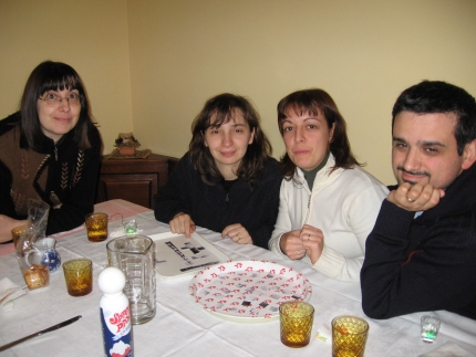 Il team all'opera